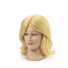 Manekeno galva Sandra su 100% natūraliais plaukais